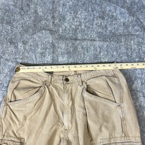 Polo Jeans Co Ralph Lauren Freighter Pants 34x32 Tan Cargo Utility Workwear USA - Picture 6 of 16